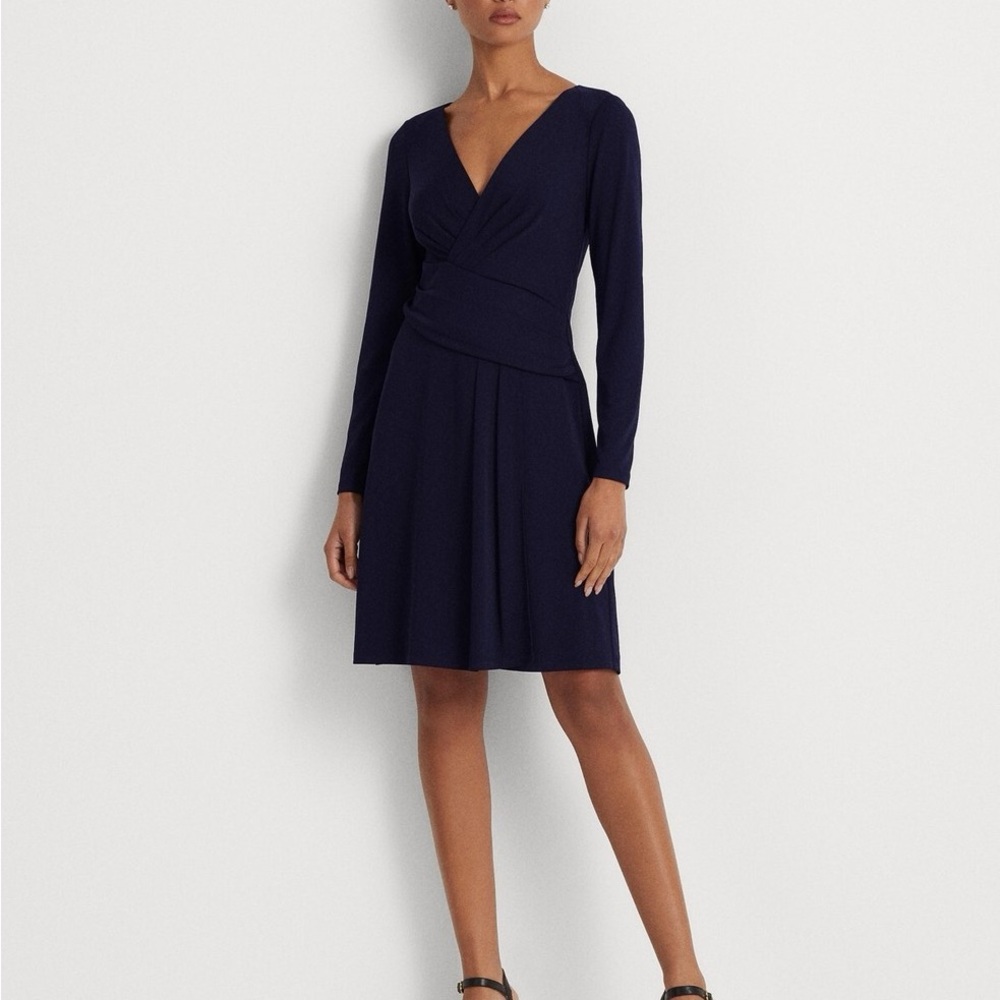 Ralph Lauren Deep Blue Long Sleeve Dress